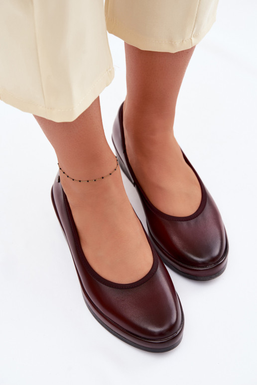 Peau chaussures Féminin avec une plateforme Vinceza 39987 Bourgogne