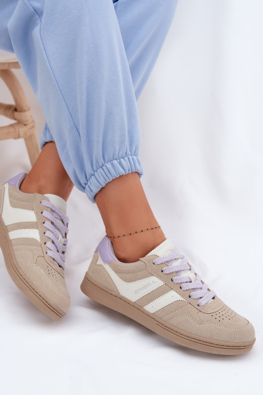 Chaussures modèle baskets Féminin O`NEILL IONE DANSOMEN LODANS 90261001.19K beige