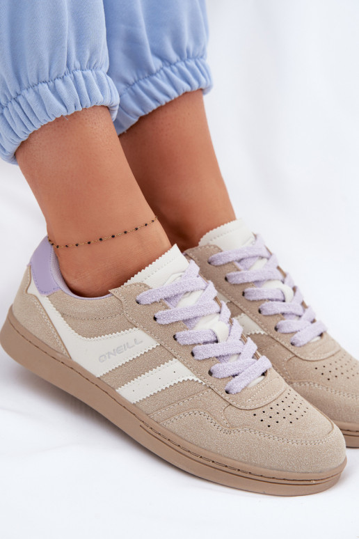 Chaussures modèle baskets Féminin O`NEILL IONE DANSOMEN LODANS 90261001.19K beige