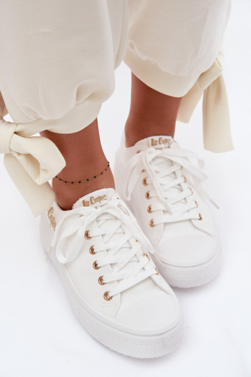 Chaussures décontractées avec plateforme Lee Cooper LCIN-26-44-4482 blanches
