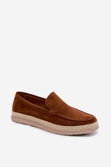 Mocassins espadrilles pour hommes bruns Rexton
