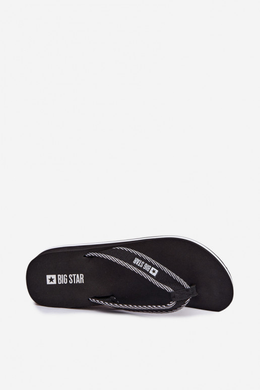 Hausschuhe Hausschuhe Feminin mit einer Plattform Big Star NN274A727 schZuarze Farbe