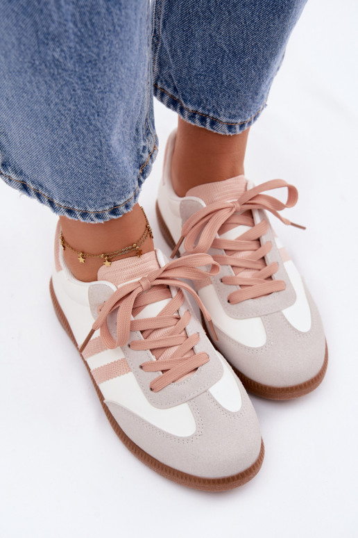 platte sneakers Sneakers Dames INit-roze Loredis
