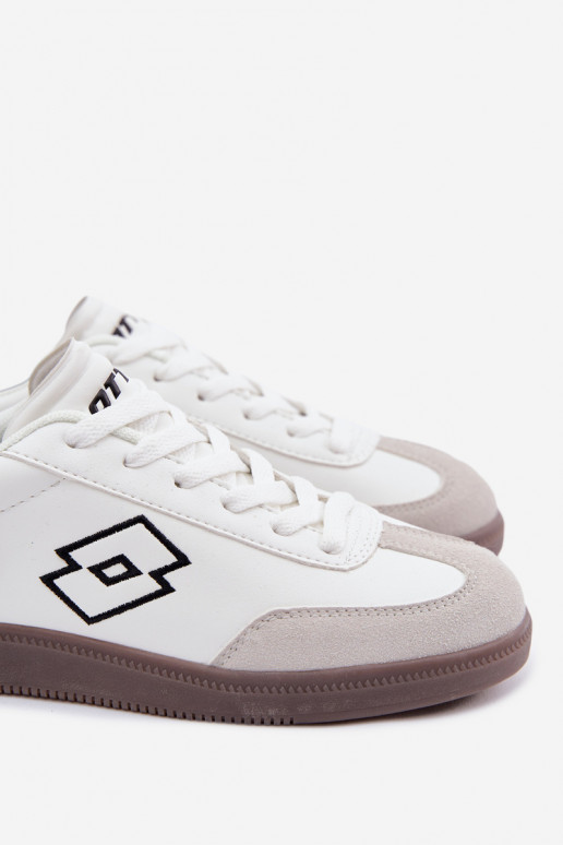 Chaussures modèle baskets Unisex LOTTO VINTAL 2400250U couleur blanche