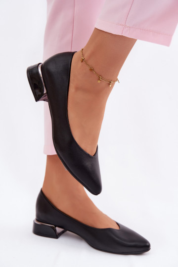 Ballerina's op lage hak Vinceza 62280 zwarte kleur