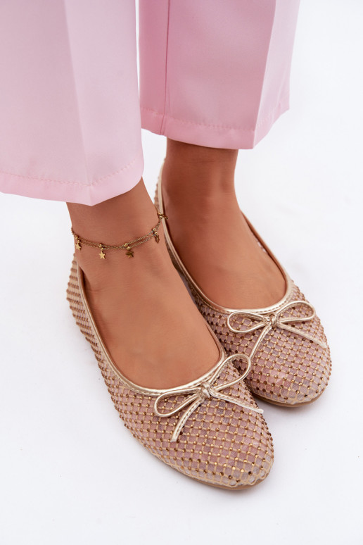 grille Ballerines Avec décoration Vinceza 62270 couleur dorée