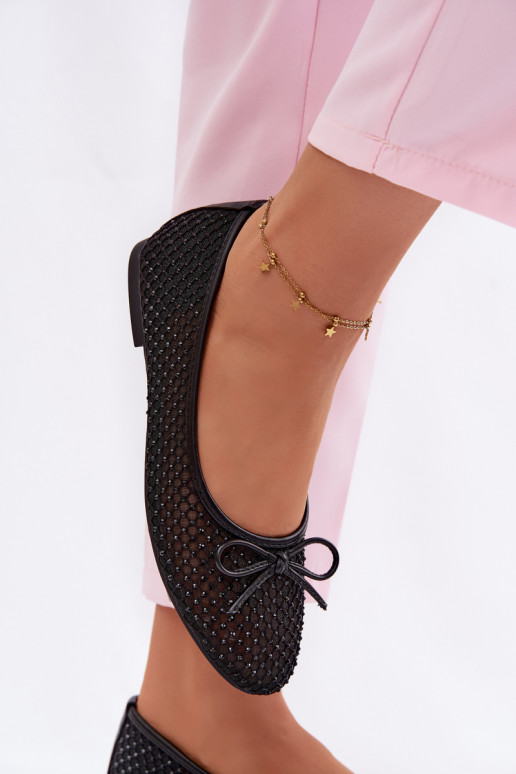 grille Ballerines Avec décoration Vinceza 62270 couleur noire