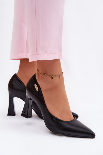 Style élégant Chaussures avec des talons Vinceza 62276 couleur noire 2