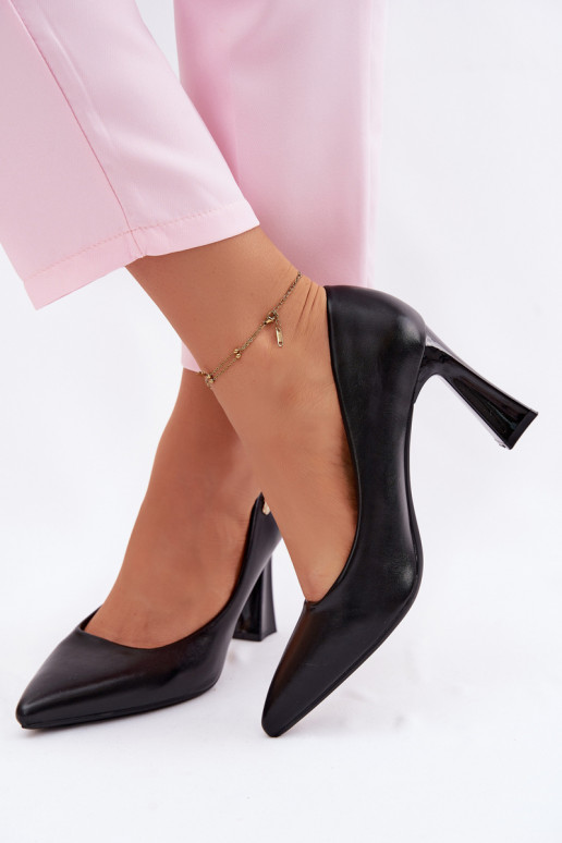 Style élégant Chaussures avec des talons Vinceza 62276 couleur noire