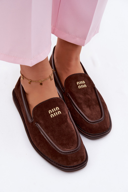 gleichschenklig Mokassins für DamenLamóZuką Vinceza 62271 CzekoladoZue