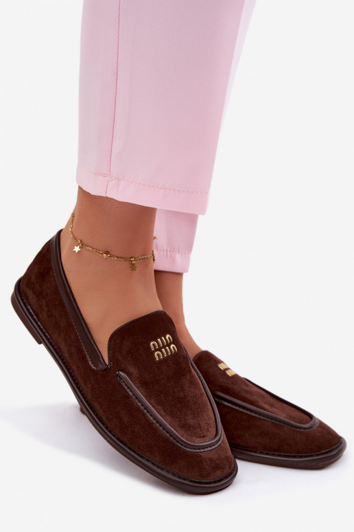 isocèle mocassins pour femmesLamóÀką Vinceza 62271 CzekoladoÀe