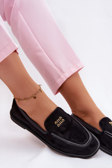 gleichschenklig Mokassins für DamenLamóZuką Vinceza 62271 schZuarze Farbe