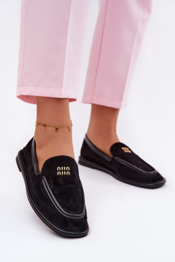 isocèle mocassins pour femmesLamóÀką Vinceza 62271 couleur noire 2