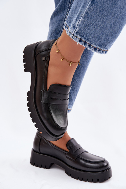 Leer dames mocassins Vinceza 18125 zInart