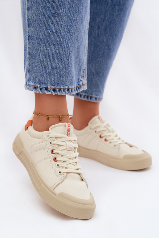 Chaussures de loisirs Big Star NN274445 Memory Foam System beige