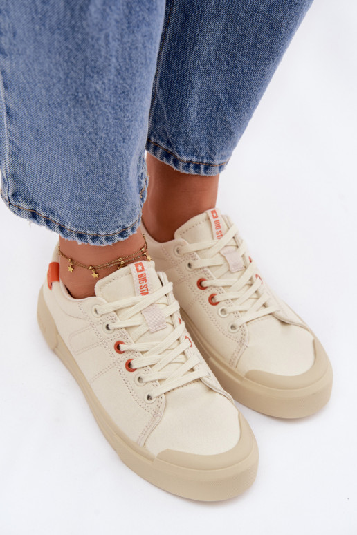 Chaussures de loisirs Big Star NN274445 Memory Foam System beige