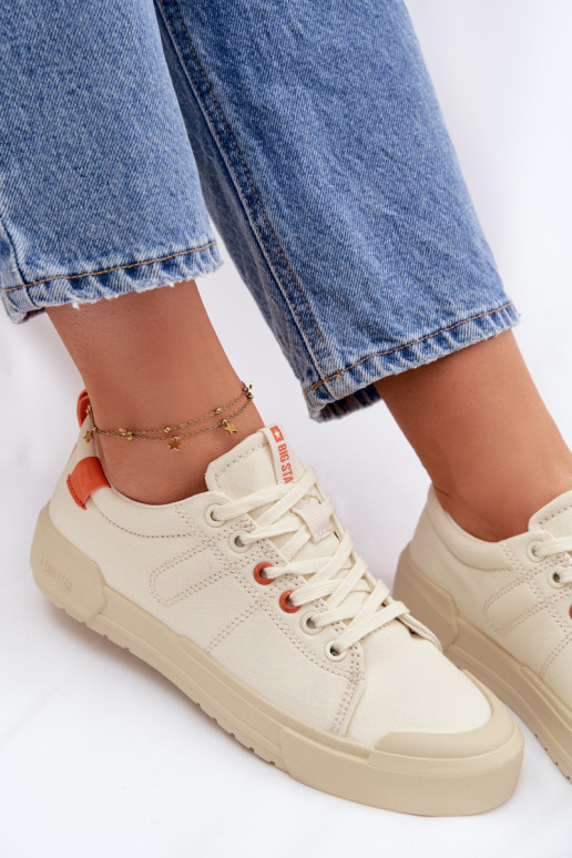 Vrijetijdsschoenen Big Star NN274445 Memory Foam System beige