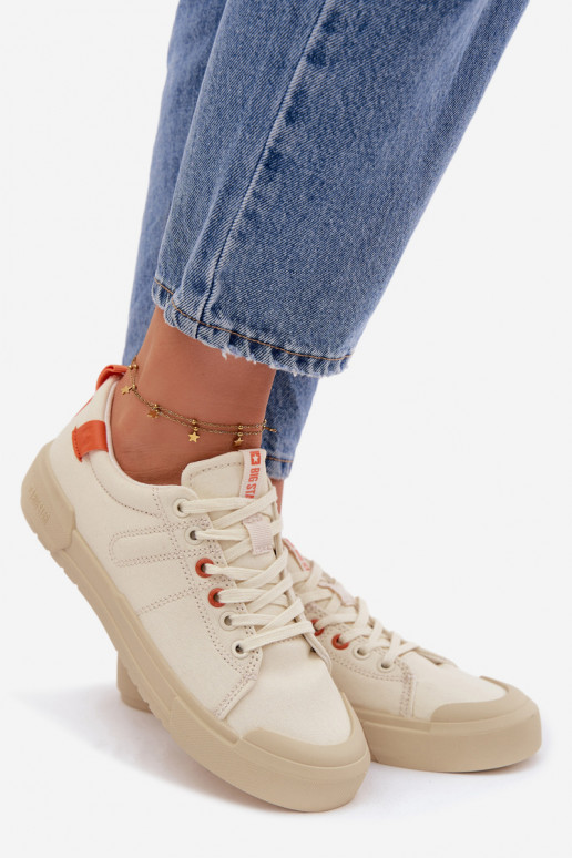 Chaussures de loisirs Big Star NN274445 Memory Foam System beige