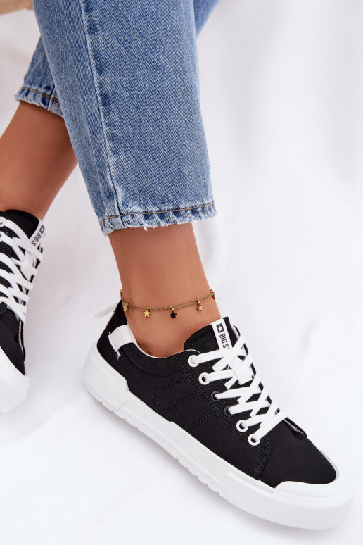 Freizeitschuhe Big Star NN274446 Memory Foam System schZuarze Farbe