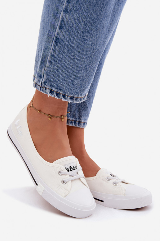 Baskets Chaussures de loisirs Lee Cooper LCDANS-26-31-4356 couleur blanche