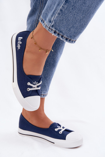 Baskets Chaussures de loisirs Lee Cooper LCDANS-26-31-4355 bleu foncé