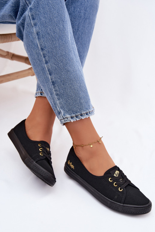 Turnschuhe Freizeitschuhe Lee Cooper LCIN-26-02-4045 schZuarze Farbe