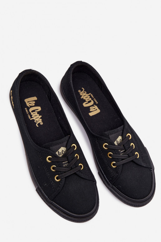 Turnschuhe Freizeitschuhe Lee Cooper LCIN-26-02-4045 schZuarze Farbe