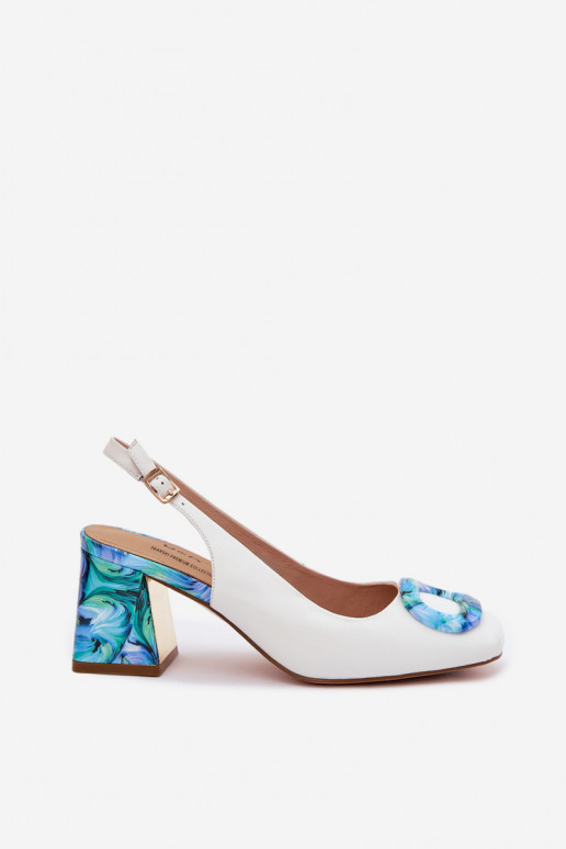 Haut Damen-Sandalen mit hohen Absätzen mit Schnallen D&A LZ61-2010 Zueiße Farbe