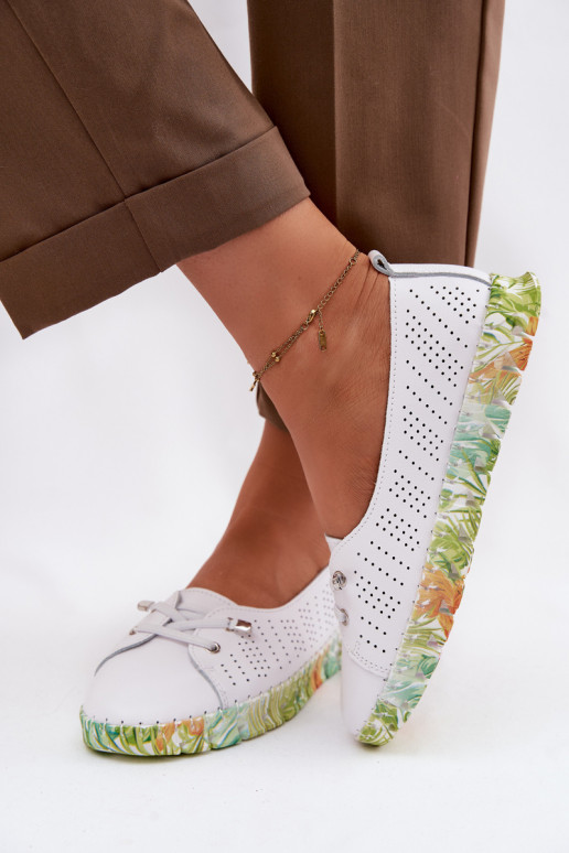 Haut Schuhe Feminin S.Barski GR61-5970 Zueiße Farbe