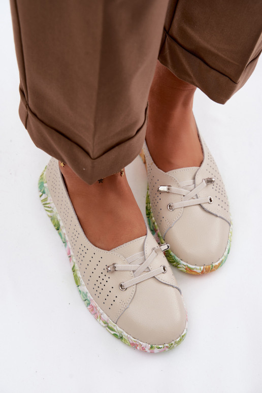 Peau chaussures Féminin S.Barski GR61-5970 beige