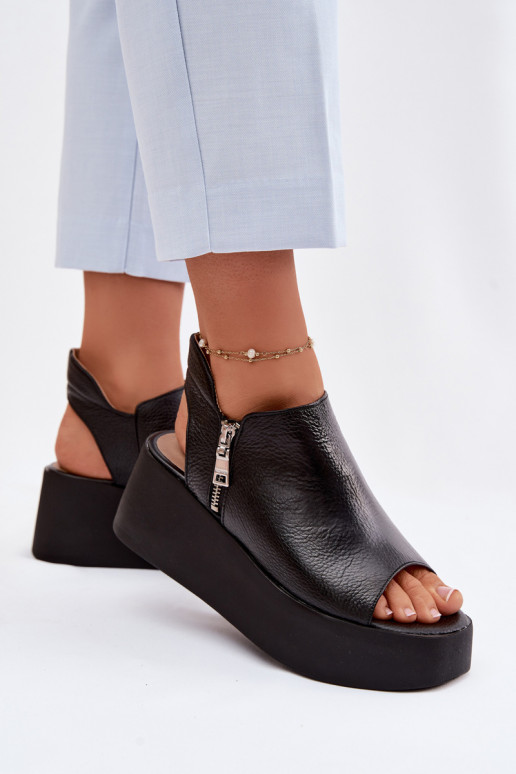 Leer Platform sandalen Zazoo 1792 zInart