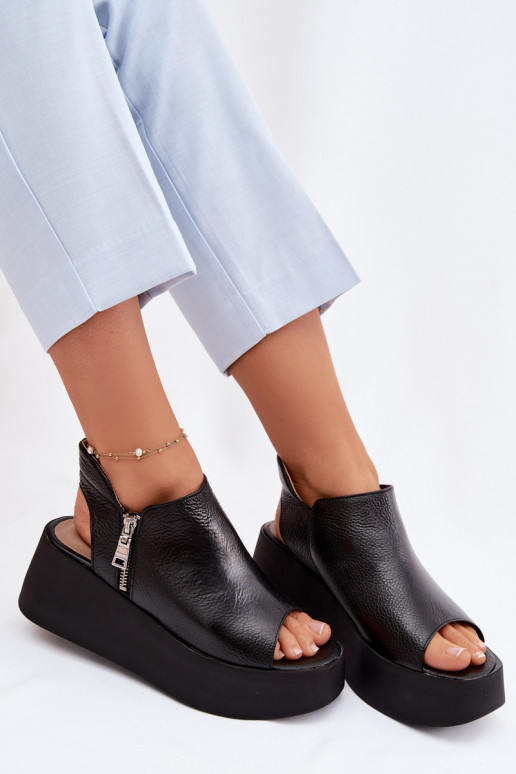 Leer Platform sandalen Zazoo 1792 zInart