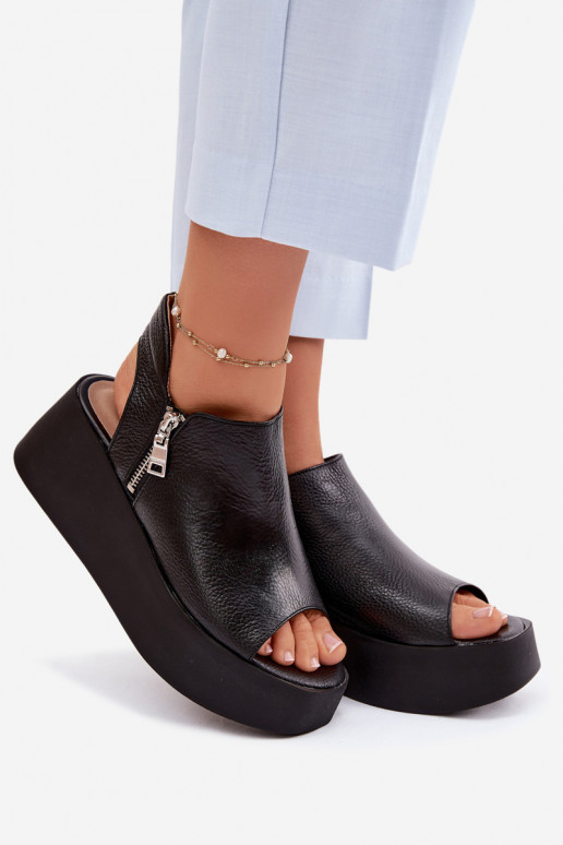 Leer Platform sandalen Zazoo 1792 zInart