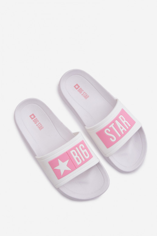 Chaussons Puéril Big Star TT374A002 Blanc-couleur rose