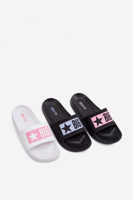 Chaussons Puéril Big Star TT374A002 Blanc-couleur rose