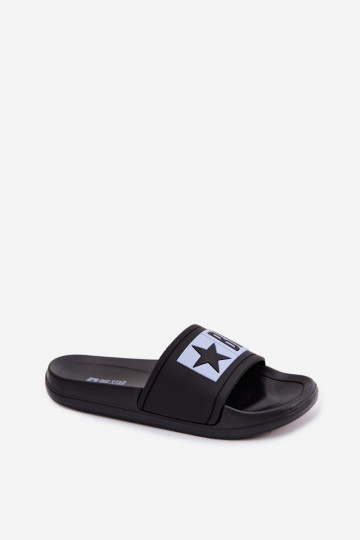 Claquettes pour enfants Big Star TT374A003 couleur noire-bleue