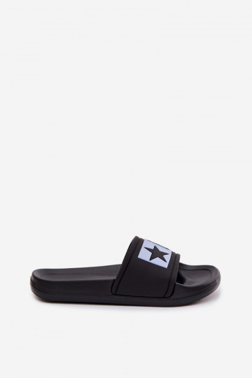 Kinderpantoletten Big Star TT374A003 schwarz-blau 2