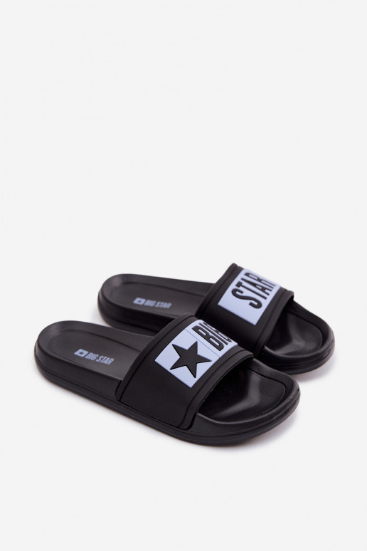 Chaussons Puéril Big Star TT374A003 Noir et-couleur bleue