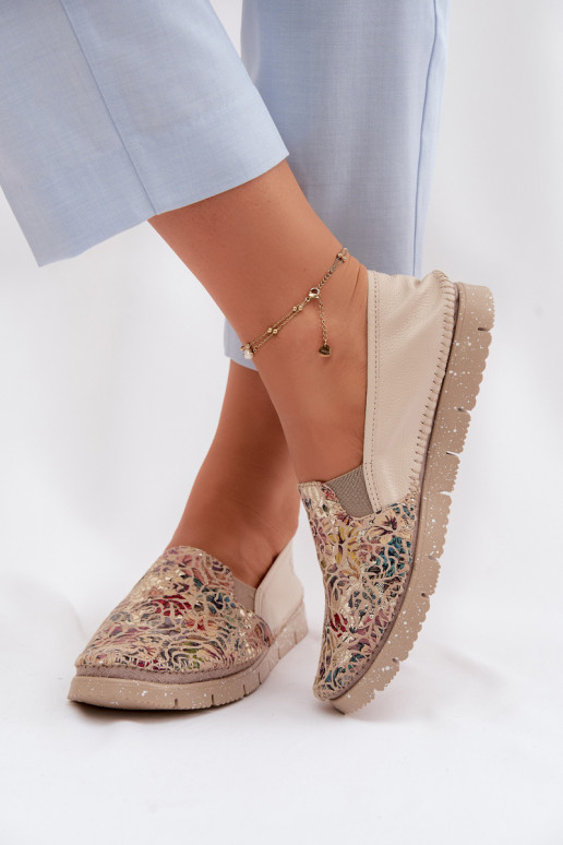 Leren damesslip-on schoenen Het heeftciejka 03512-67 Verschillende kleuren