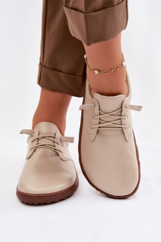 Peau chaussures Barefoot Féminin Zazoo 10189 beige