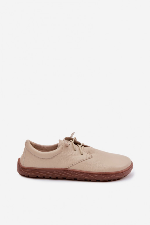 Haut Schuhe Barefoot Feminin Zazoo 10189 Beige