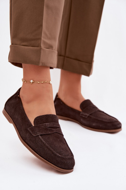 MocassinsOpturalnego van suèdeu Vinceza 18122 CzekoladoIne