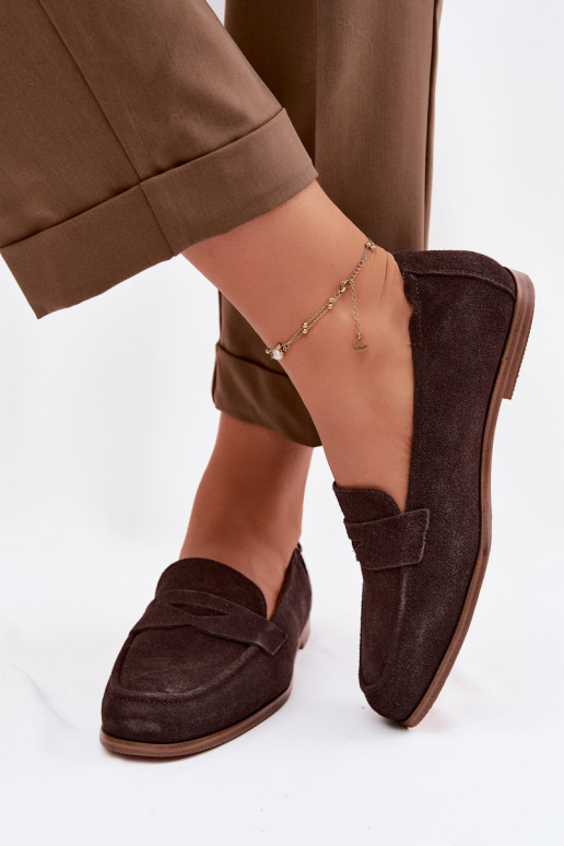 MocassinsOpturalnego van suèdeu Vinceza 18122 CzekoladoIne