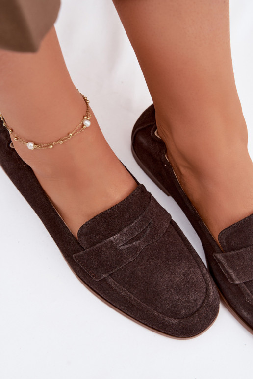 MocassinsOpturalnego van suèdeu Vinceza 18122 CzekoladoIne
