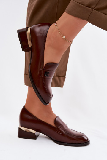 Schuhe Feminin Klocke Vinceza 58625 braune Farbe