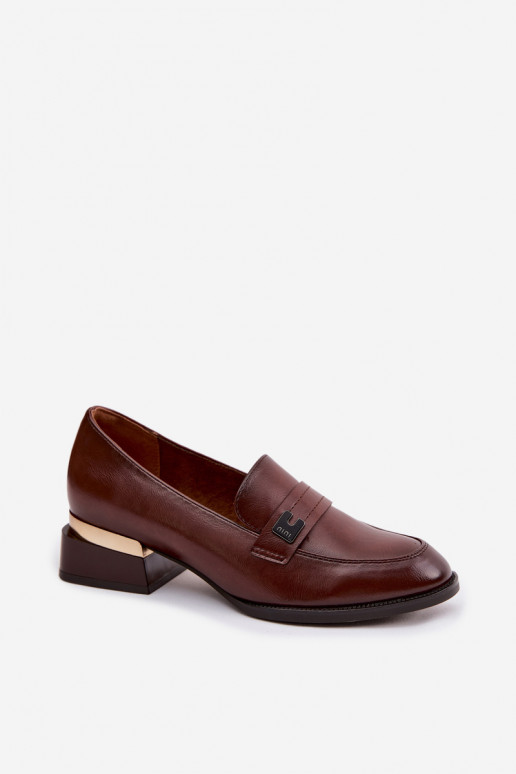 schoenen Dames Op Klok Vinceza 58625 bruine kleur