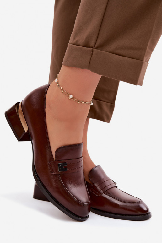 schoenen Dames Op Klok Vinceza 58625 bruine kleur