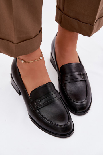 Schuhe Feminin Klocke Vinceza 58625 schZuarze Farbe