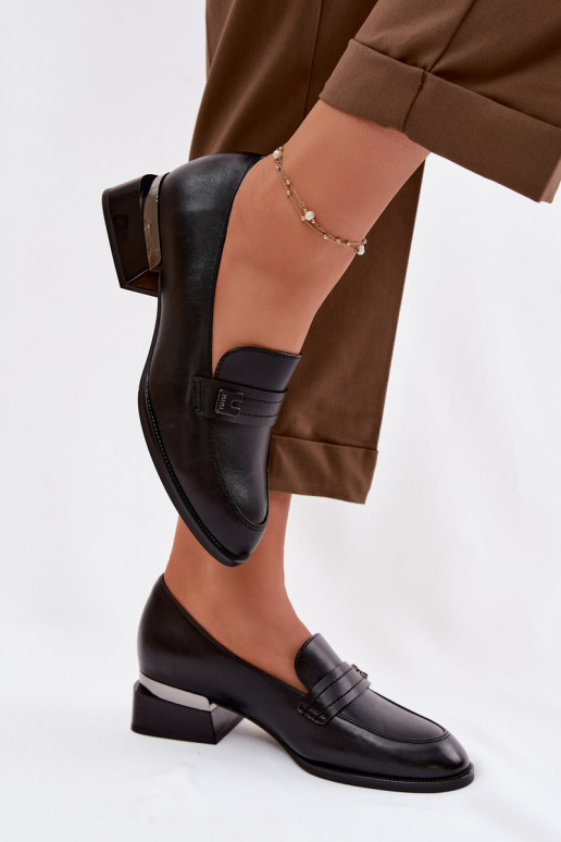 Schuhe Feminin Klocke Vinceza 58625 schZuarze Farbe