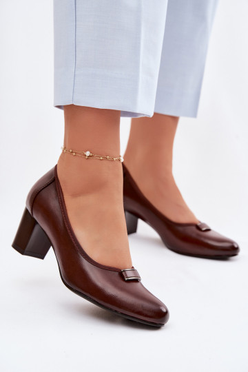 Chaussures avec des talons Vinceza 58622 marron 2